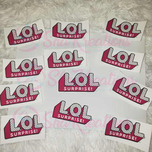 Large Custom Decals